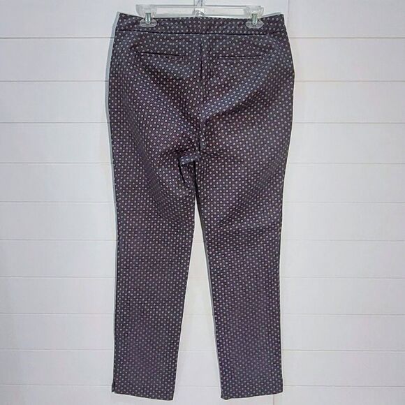 Boden Women's 10L UK 14L Richmond Trousers Gray Pink Floral Print Stretch WM454 - Picture 3 of 11